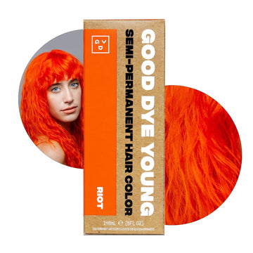 Good Dye Young Semi-Permanent Hair Color, Vegan And Cruelty-Free Green Hair Dye, Last Up To 24 Washes, Non-Damaging Conditioning Hair Color (5Fl Oz, Move Mountains)