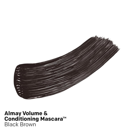 Almay Volume & Conditioning Mascara, Hydrating All Day Wear, 30 Black Brown, 0.27 Fl Oz