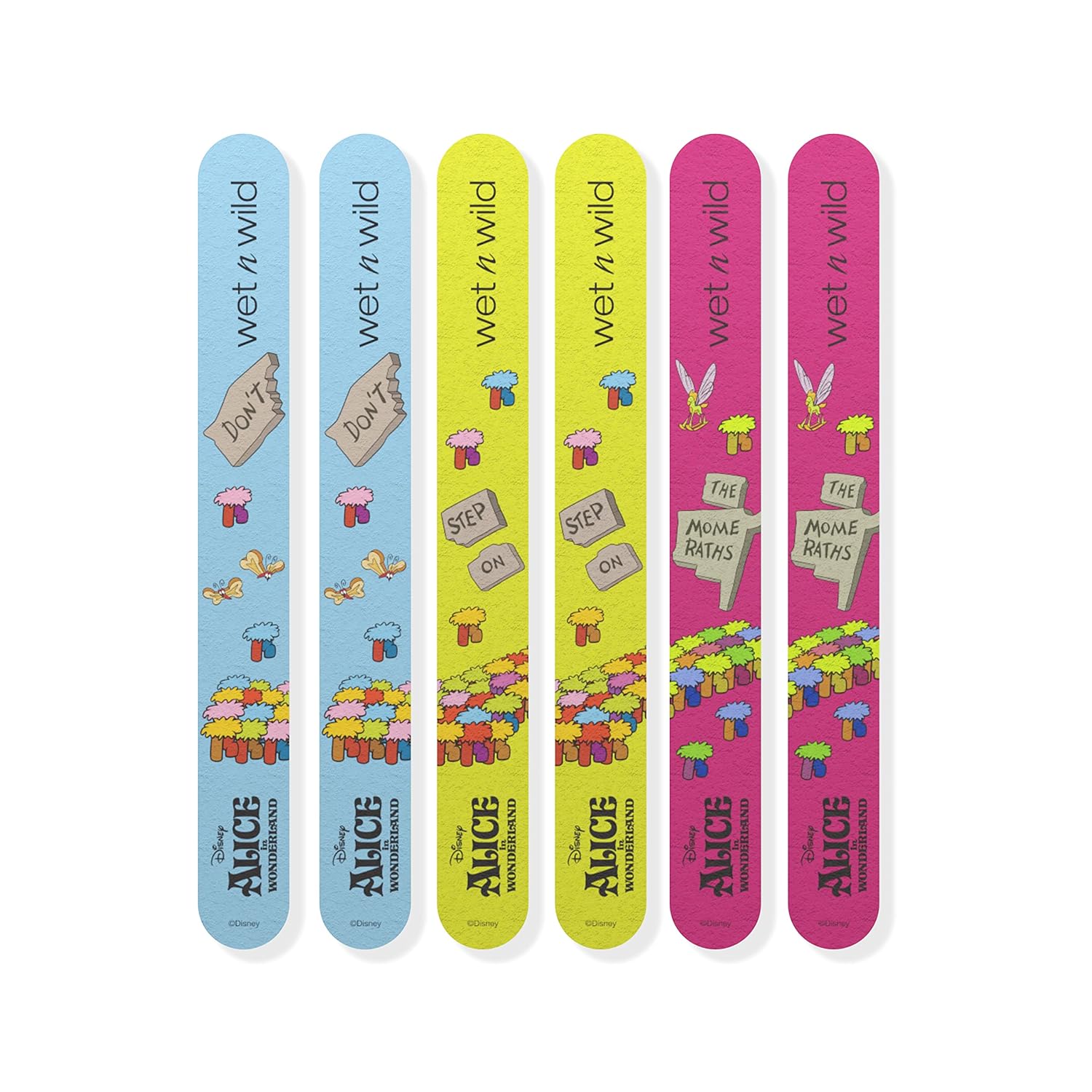 wet n wild Where Am I? 6-Piece Nail File Set Alice In Wonderland Collection : Beauty & Personal Care