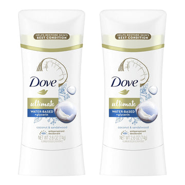 Dove Ultimate Antiperspirant Deodorant Stick Coconut And Sandalwood 2.6 Oz