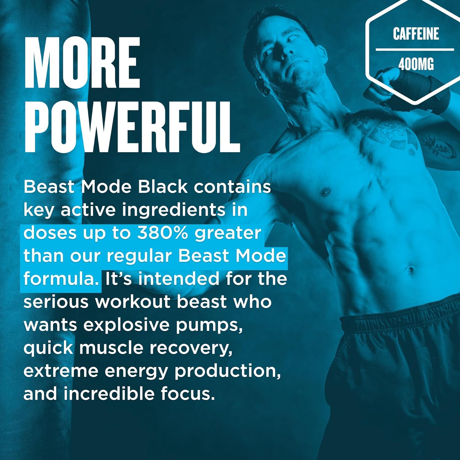 Beast Sports Nutrition Beast Mode Black, Beast Punch - Pre-Workout Pow