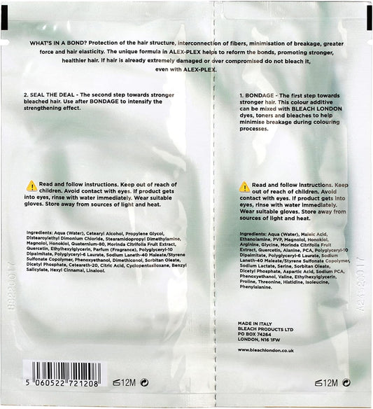 Bleach London Alex Plex Treatment - Bond Building Treatment, Vegan, Cruelty Free, 22 Ml