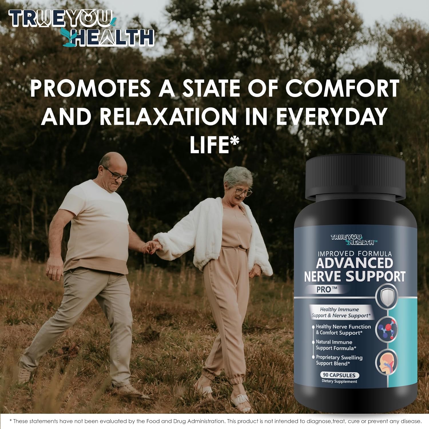 Advanced Nerve Support Pro - Best Improved Formula - Our Best Nerve Support Supplement - Nerve Damage Repair Supplement - Neuropathy Nerve Support - Nerve Supplements - Nerves Pill - Nerve Supplement