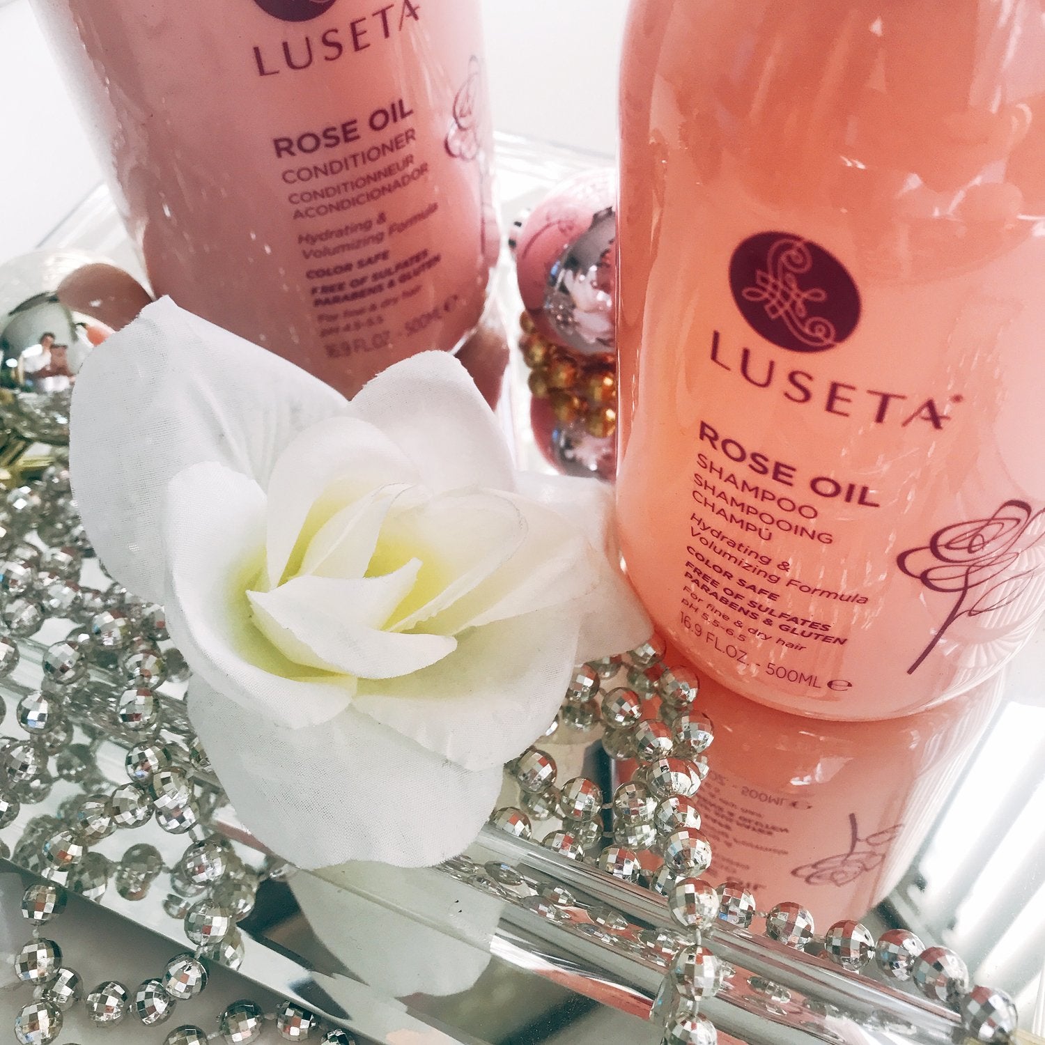 Luseta Rose Oil Hair Conditioner For Fine And Dry Hair, 16.9Oz : Beauty & Personal Care