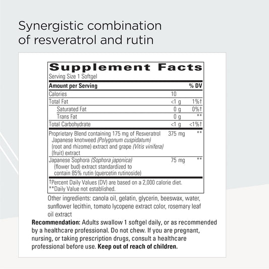 Integrative Therapeutics - Resveratrol Ultra Hp, 175 Mg Resveratrol - Cardiovascular Support*- 60 Softgels