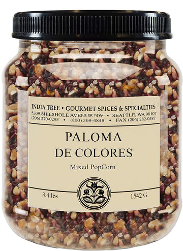 India Tree Paloma De Colores Popcorn, 3.4 Lb