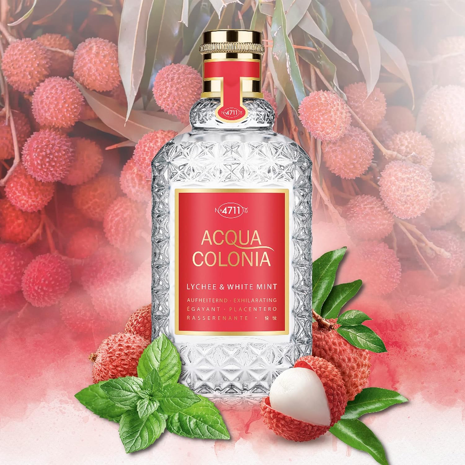 Muelhens 4711 Acqua Colonia Lychee And White Mint For Unisex - 5.7 Oz Edc Spray : Beauty & Personal Care