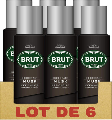Brut Men'S Deodorant Spray 200 Ml - Pack Of 6
