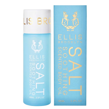 Ellis Brooklyn Salt Body Oil - Scented Body Oils For Women, Ylang Ylang, Violet Leaves & Sandalwood Fragrance Oil For Women, 3.2 Fl Oz