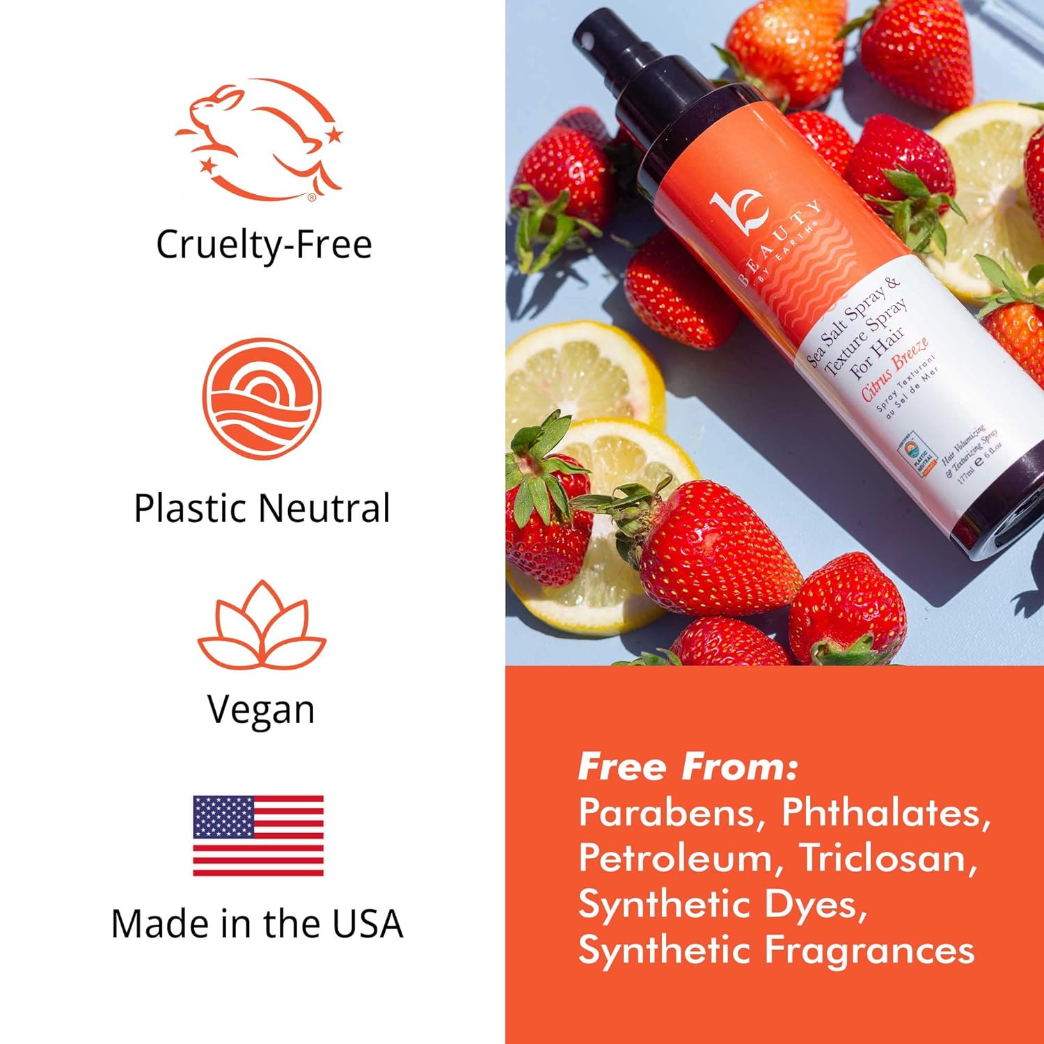 Sea Salt Spray for Hair Men & Women - Beach Waves Spray Hair Texturizer, Hair Spray for Fine Hair Texturizing Spray for Hair Texture Spray for Hair Volumizing Spray, Sea Salt Spray for Hair Women : Beauty & Personal Care