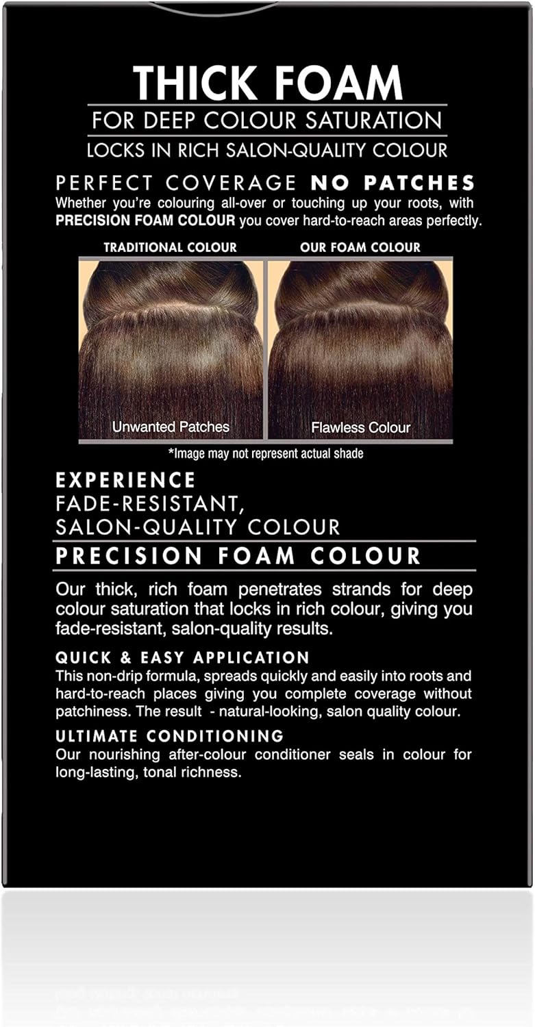 John Frieda Precision Foam Colour 5B, Salon Finish Hair Dye, 100 Percent Grey Coverage, Medium Chocolate Brown, 1 Count (Pack Of 2) : Amazon.co.uk: Beauty