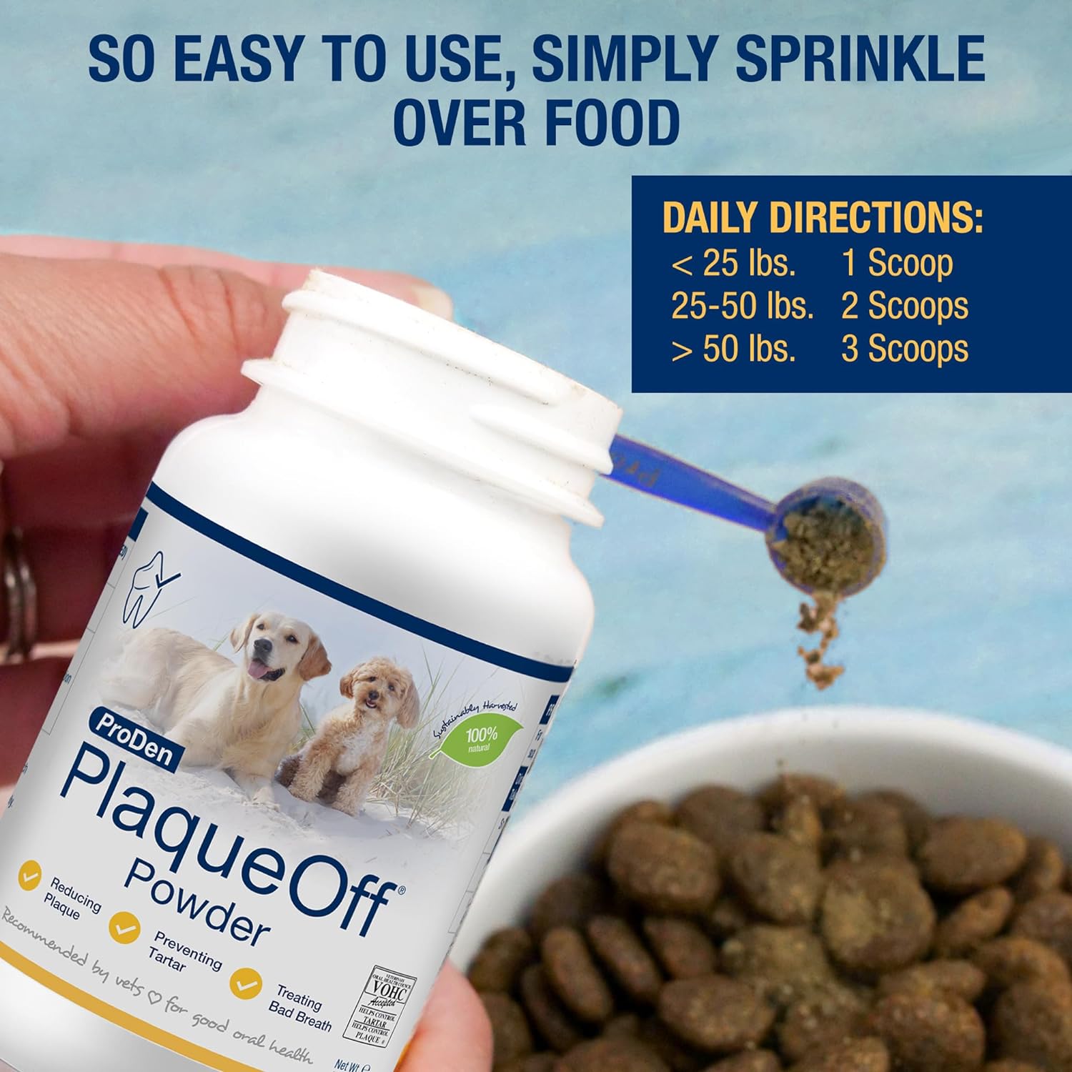 ProDen PlaqueOff Dental Care for Dogs and Cats, 60gm : Pet Dental Care Supplies : Pet Supplies