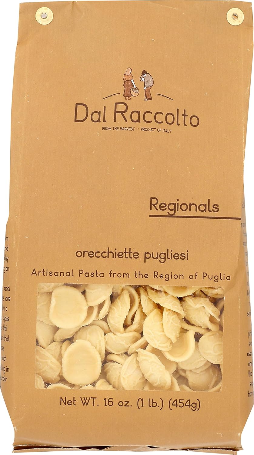 Dal Raccolto Pasta - Orecchiette Pugliesi, 1 lb Bag