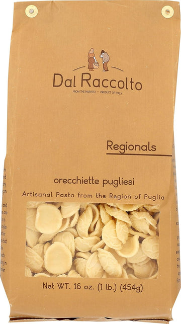 Dal Raccolto Pasta - Orecchiette Pugliesi, 1 lb Bag