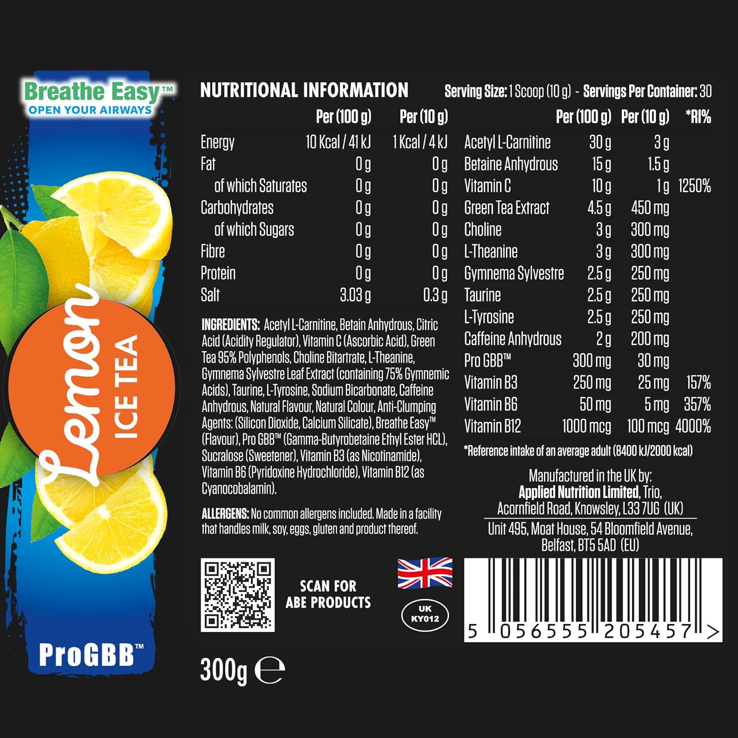 Applied Nutrition Shred X Fat Burner - ABE All Blak Everything Fat Burner, Thermo Weight Management (300g - 30 Servings) (Strawberry Kiwi) : Amazon.co.uk: Health & Personal Care