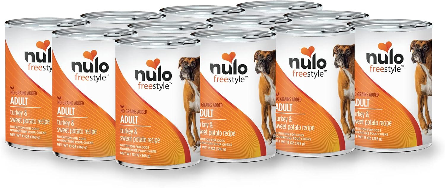 Nulo Grain Free Canned Wet Dog Food (13 oz, Turkey) - 12 Cans
