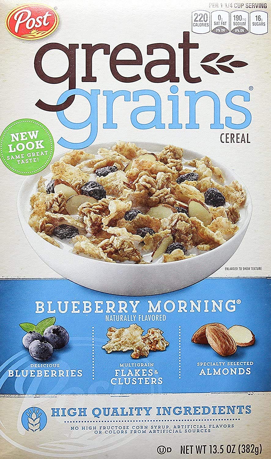 Post Blueberry Morning Cereal, 13.5 oz