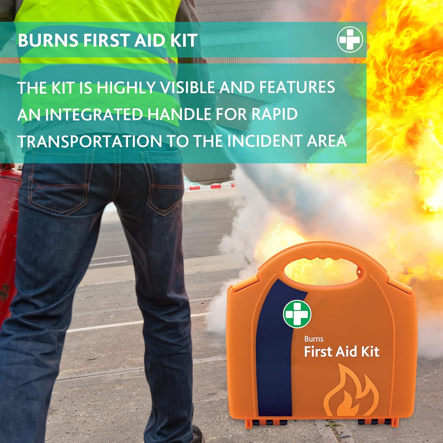 Reliance Medical First Aid Kit Standard Burn Aid Kit in Aura Box - Includes Gel Soaked Dressings, Ideal for Treating Burns, Scalds, Sunburn, Complete Dressing Kit for Emergency Care : Amazon.co.uk: Health & Personal Care