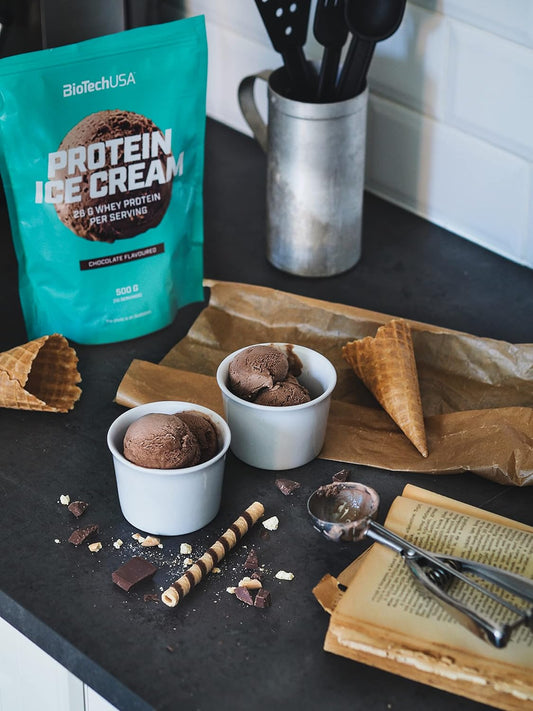 Biotechusa Protein Ice Cream Chocolate 500 G Bag