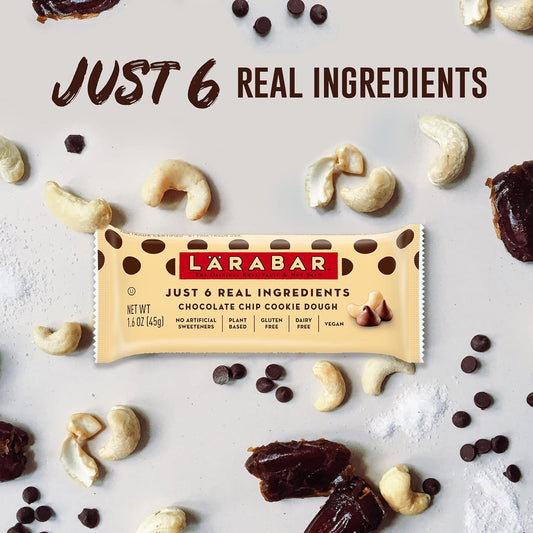 Larabar Chocolate Chip Cookie Dough, Gluten Free Fruit & Nut Bar, 16 Ct