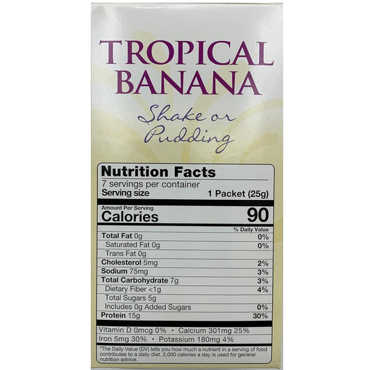 BariatricPal Protein Shake or Pudding - Tropical Banana (1-Pack)