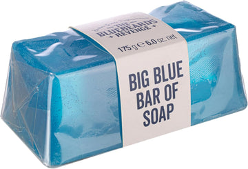 The Bluebeards Revenge, Big Blue Hand And Body Soap Bar For Men, Vegan Friendly And Low Waste Soap Bar, 175G