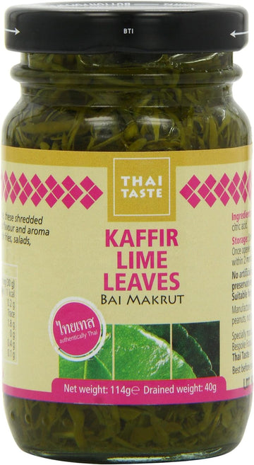 Thai Taste Kaffir Lime Leaves 114 G (Pack Of 6)