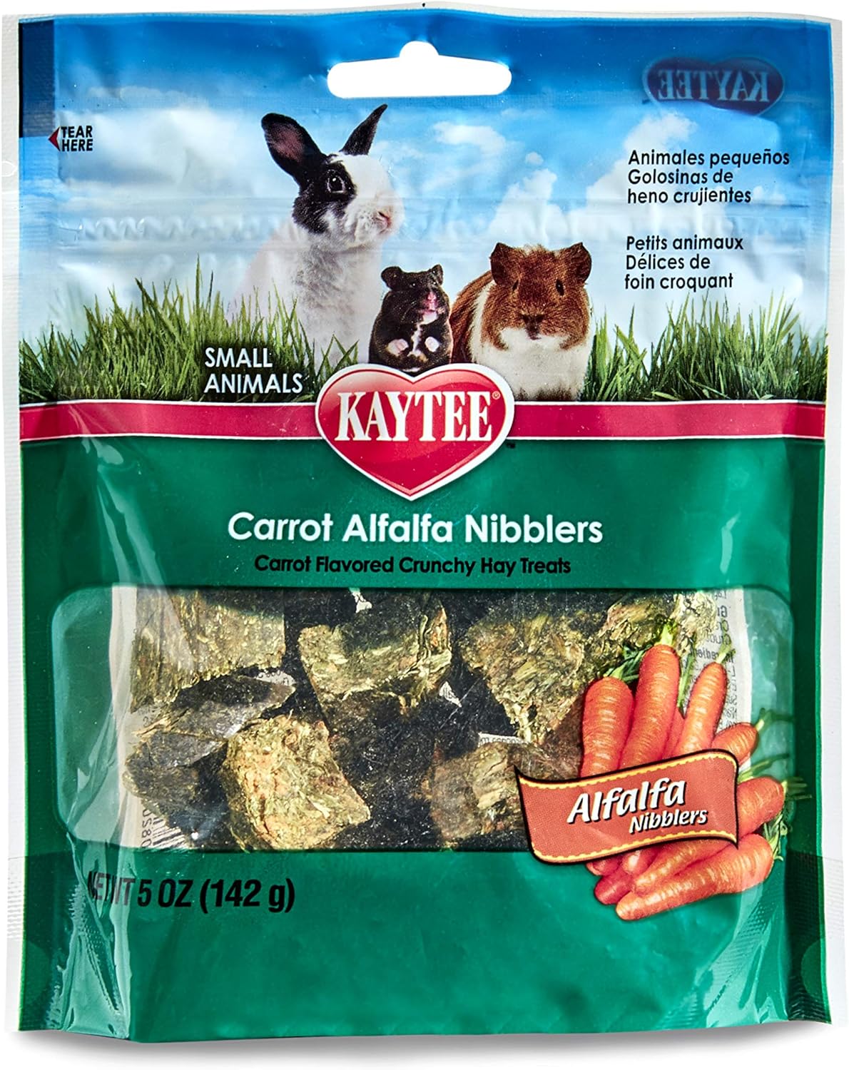 Kaytee Carrot Nibblers Small Animal Treats 5 Oz