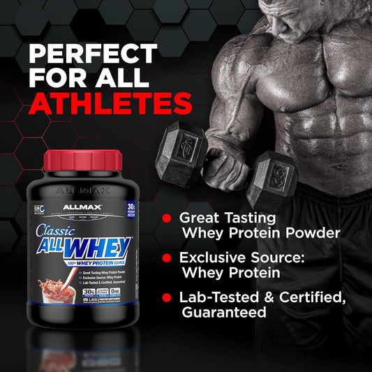 Allmax Nutrition Allwhey Classic, Chocolate, 5Lb