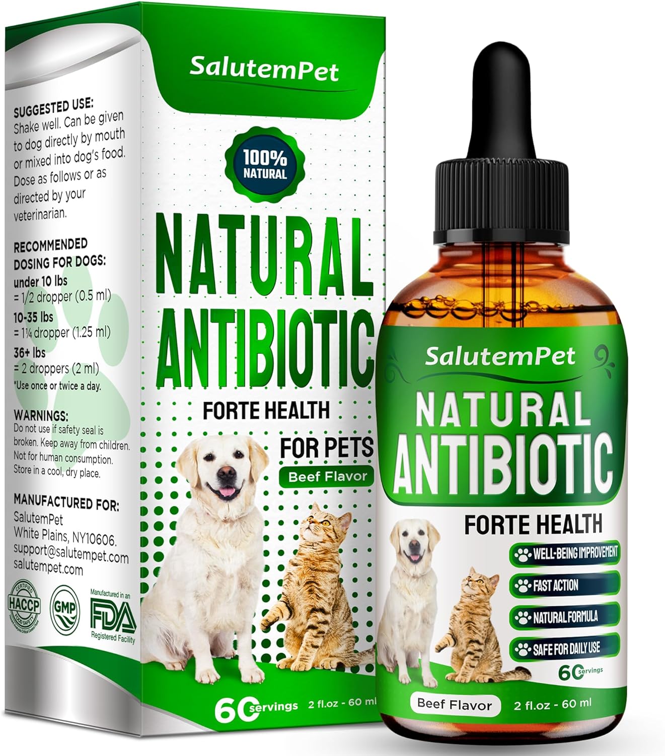 Natural Herbal Supplement | Pet Antibiotic | Natural Antibiotics For Dogs | Antibiotics For Dogs | Natural Antibiotics For Cats | Antibiotic For Cats| 2 Oz