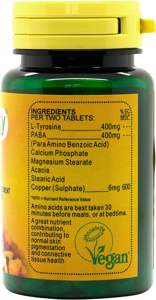 Veganicity Tyro Tan : Safe Tanning Supplement : 60 Tablets