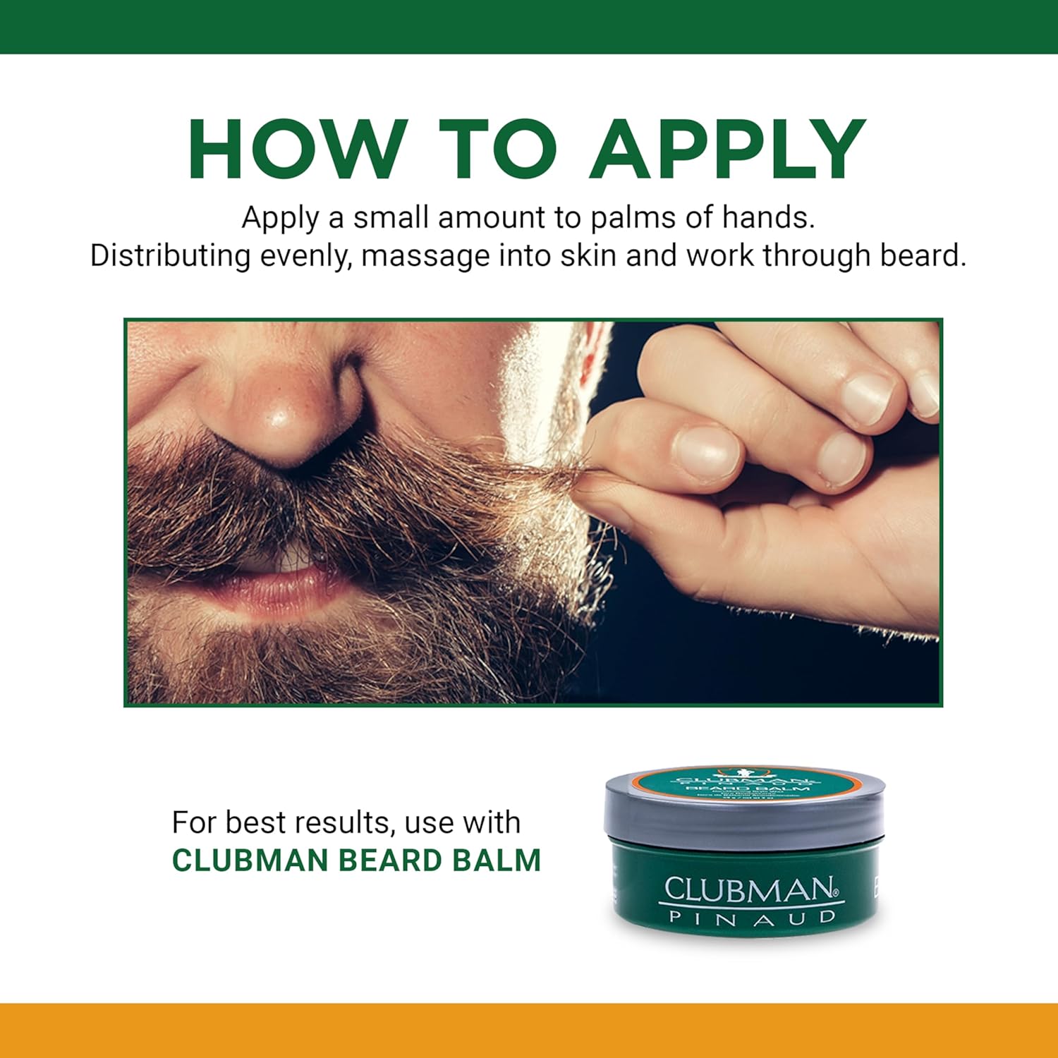 Clubman Pinaud 2-In-1 Beard Conditioner And Face Moisturizer, 3 Oz : Beauty & Personal Care