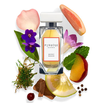Pinrose Sun Saint Eau De Parfum Spray (1.7 Fl Oz/50 Ml) For Women. Clean, Vegan And Cruelty-Free Beachy Citrus Fragrance. Perfect Purse Size