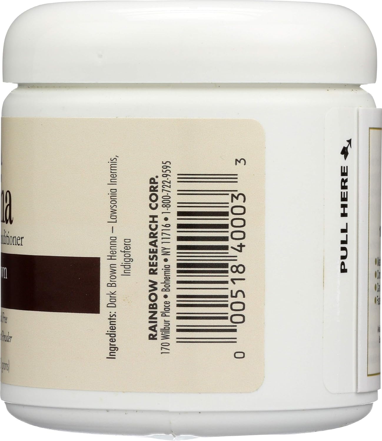 Rainbow Research Henna Hair Color And Conditioner Persian Dark Brown Sable - 4 Oz : Beauty & Personal Care