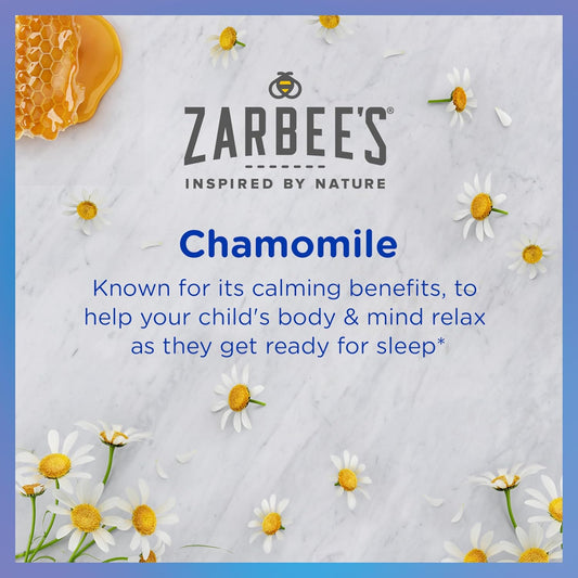 Zarbee'S Gentle Bedtime Gummies For Kids - Melatonin-Free Blend Of Natural Honey, Apple, And Chamomile Helps Children Unwind And Relax To Prepare For Sleep, 60Ct