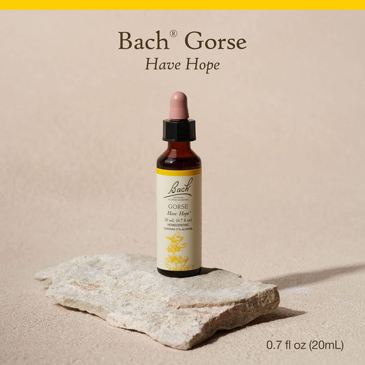 Bach Original Flower Remedies, Gorse For Hope, Natural Homeopathic Flower Essence, Holistic Wellness And Stress Relief, Vegan, 20Ml Dropper