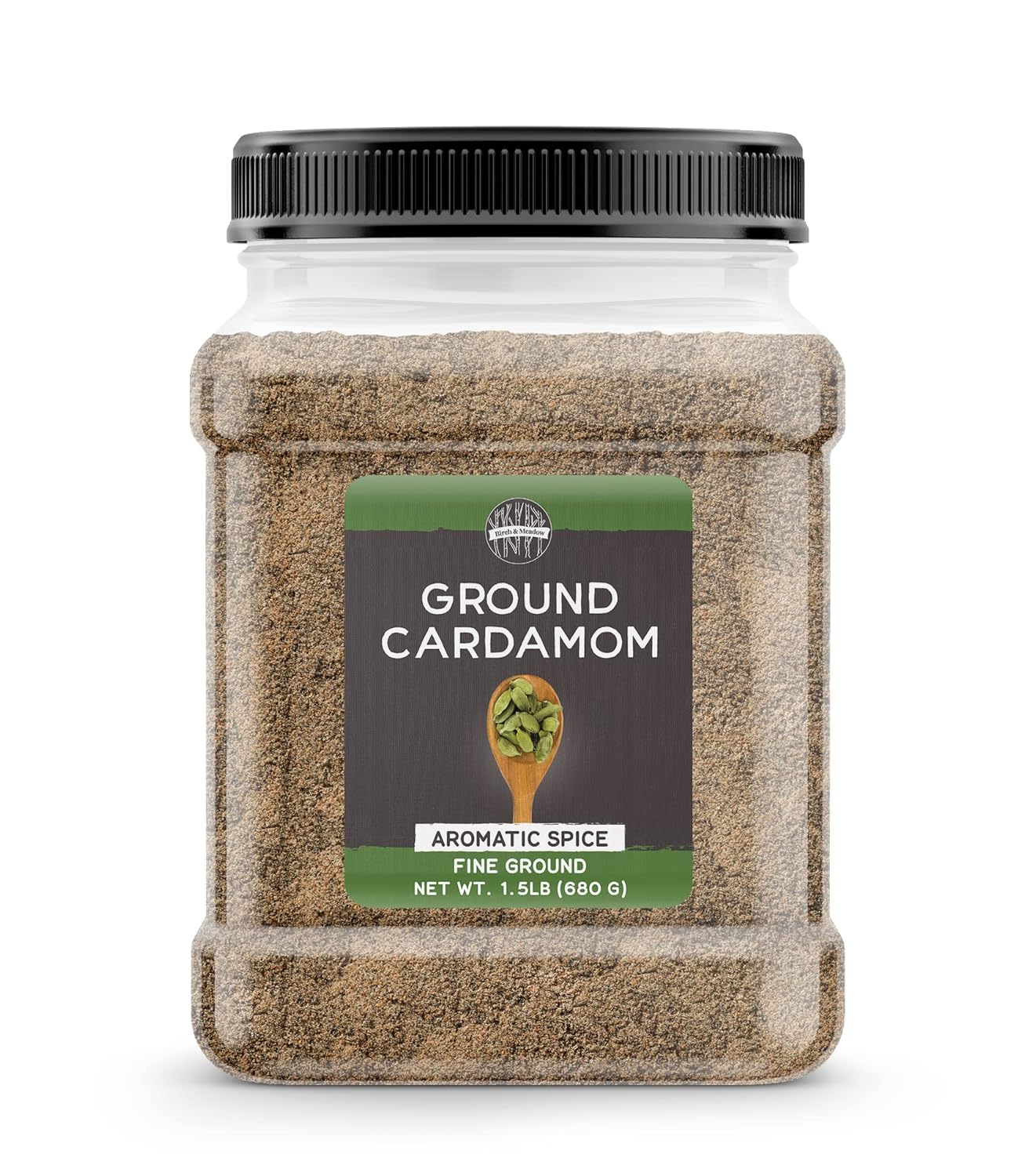 Birch & Meadow 1.5 Lb Of Ground Cardamom, Spicy & Fruity, Versatile