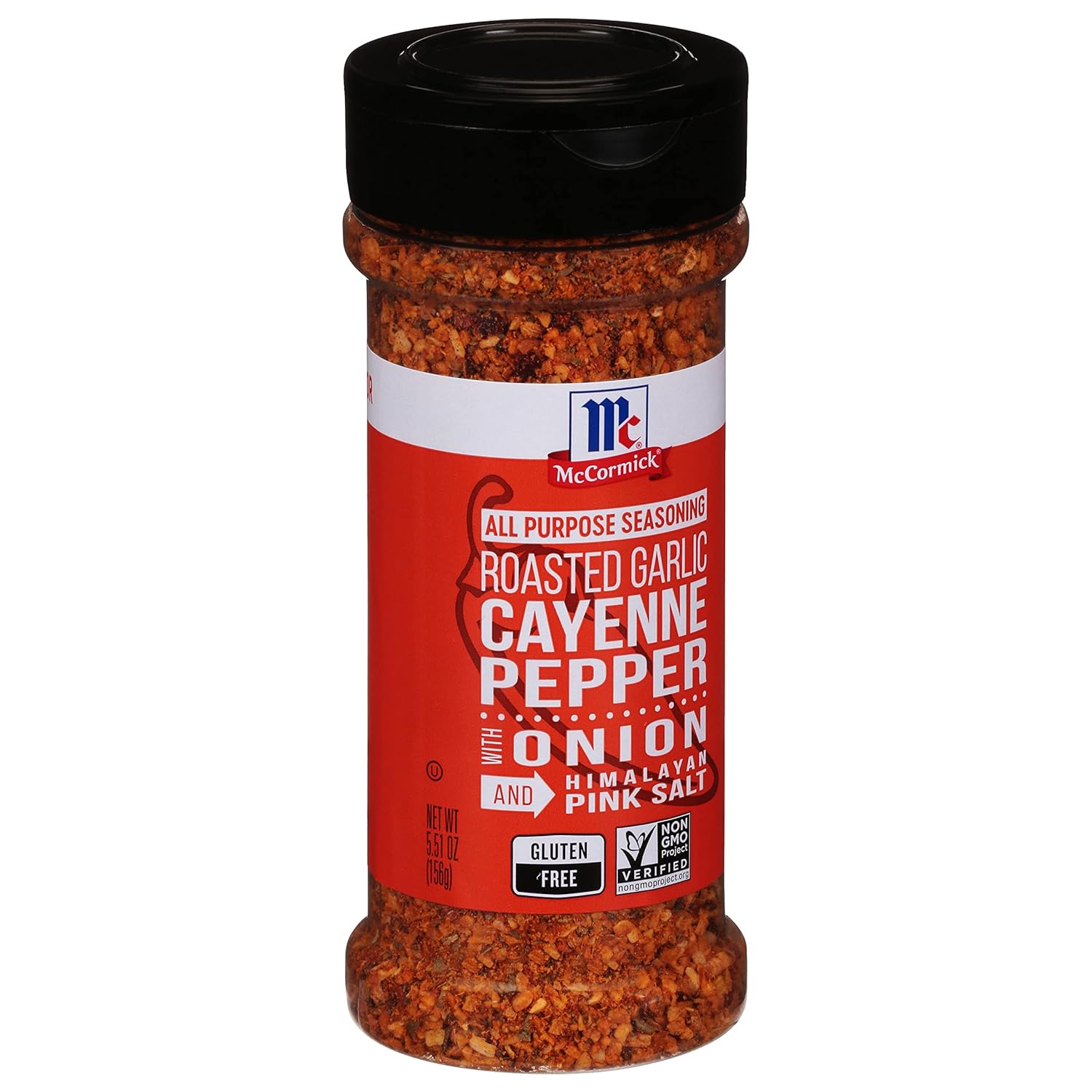 McCormick Roasted Garlic Cayenne Pepper with Onion and Himalayan Pink Salt All Purpose Seasoning, 5.51 oz