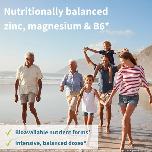 Neurobalance, High Absorption Zinc Magnesium B6 Supplement, Non-Gmo Brain, Sleep & Immune, Chelated Zinc Picolinate 24Mg, Oxide-Free Magnesium & Vitamin B6, 240 Tablets, By Igennus