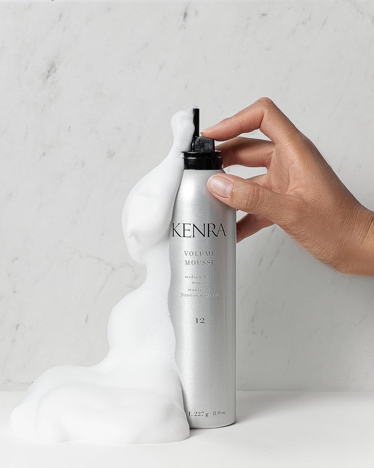 Kenra Volume Mousse 12 | Medium Hold Mousse | Non-Drying, Non-Flaking Lightweight Formulation |Styling Control Without Stiffness Or Stickiness | Tames Frizz & Conditions | All Hair Types | 8 oz : Beauty & Personal Care