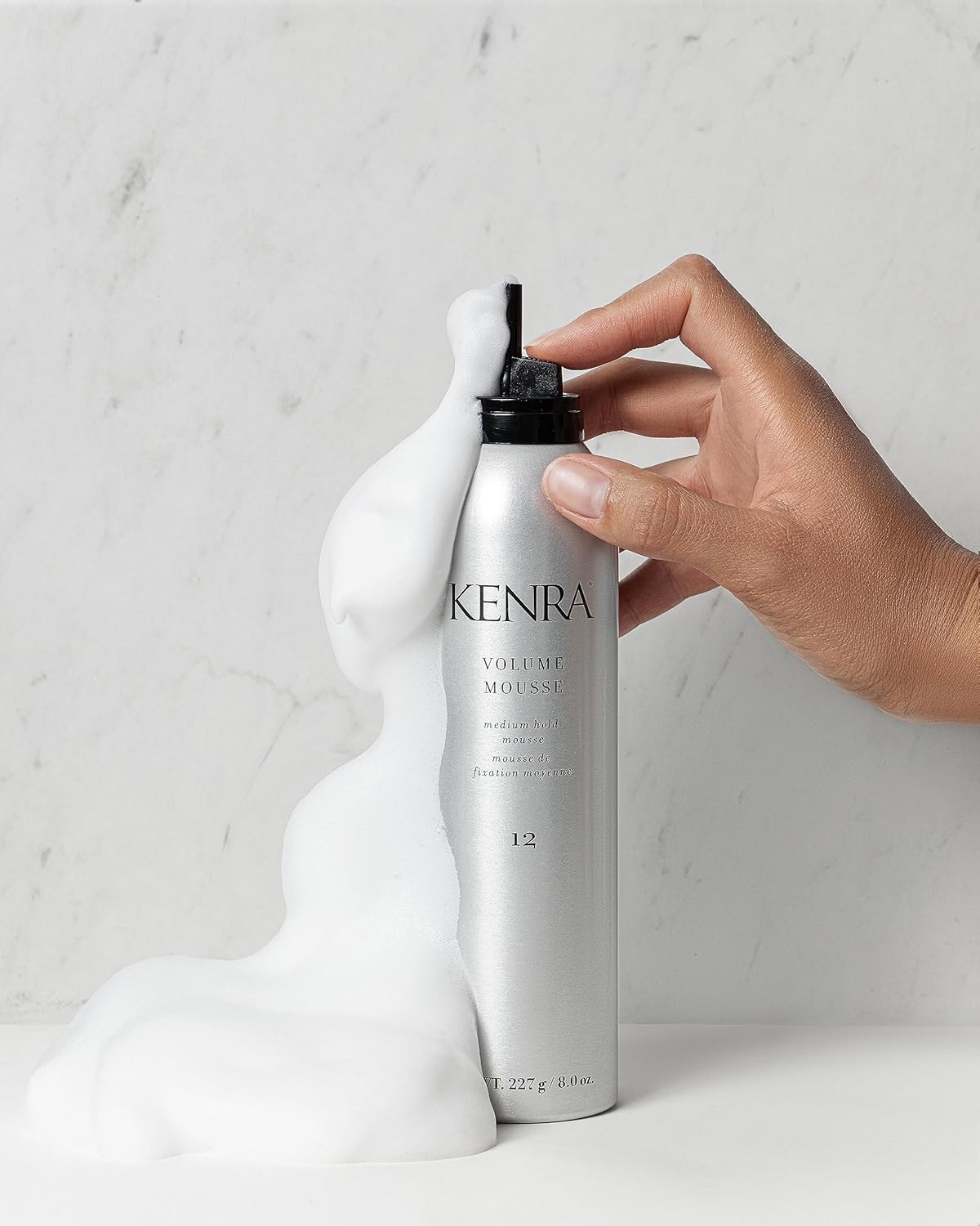 Kenra Volume Mousse 12 | Medium Hold Mousse | Non-Drying, Non-Flaking Lightweight Formulation |Styling Control Without Stiffness Or Stickiness | Tames Frizz & Conditions | All Hair Types | 8 oz : Beauty & Personal Care