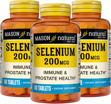 Mason Natural Selenium 200 mcg - Antioxidant Supplement for Immune Sup