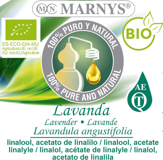 Marny'S Organic Lavender Essential Oil, 100% Pure And Naturally Origin, Bottle 10 Ml