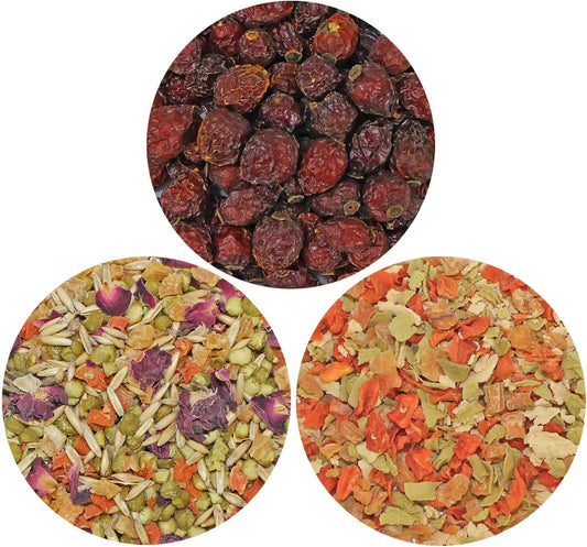 Exotic Nutrition Herbivore Treats (3 Pack) - For Guinea Pigs, Rabbits, Hamsters, Gerbils & More