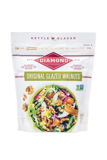 Diamond Of California Original Glazed Walnuts 7.5 Oz - 1Unit