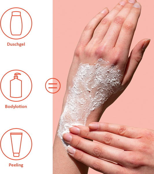 Puremetics Vibrant Sealsalt 3-In-1 Shower Fluff With Salt Scrub