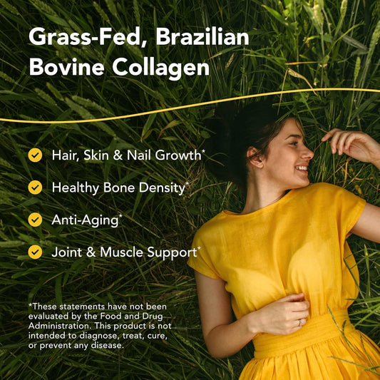 North American Herb & Spice Collagen Power-Plus - 90 Capsules - Collagen Supplement - Joint & Muscle Support, Healthy Hair, Skin & Nails - Bromelain, Papain, Vitamin C - Non-Gmo - 30 Servings