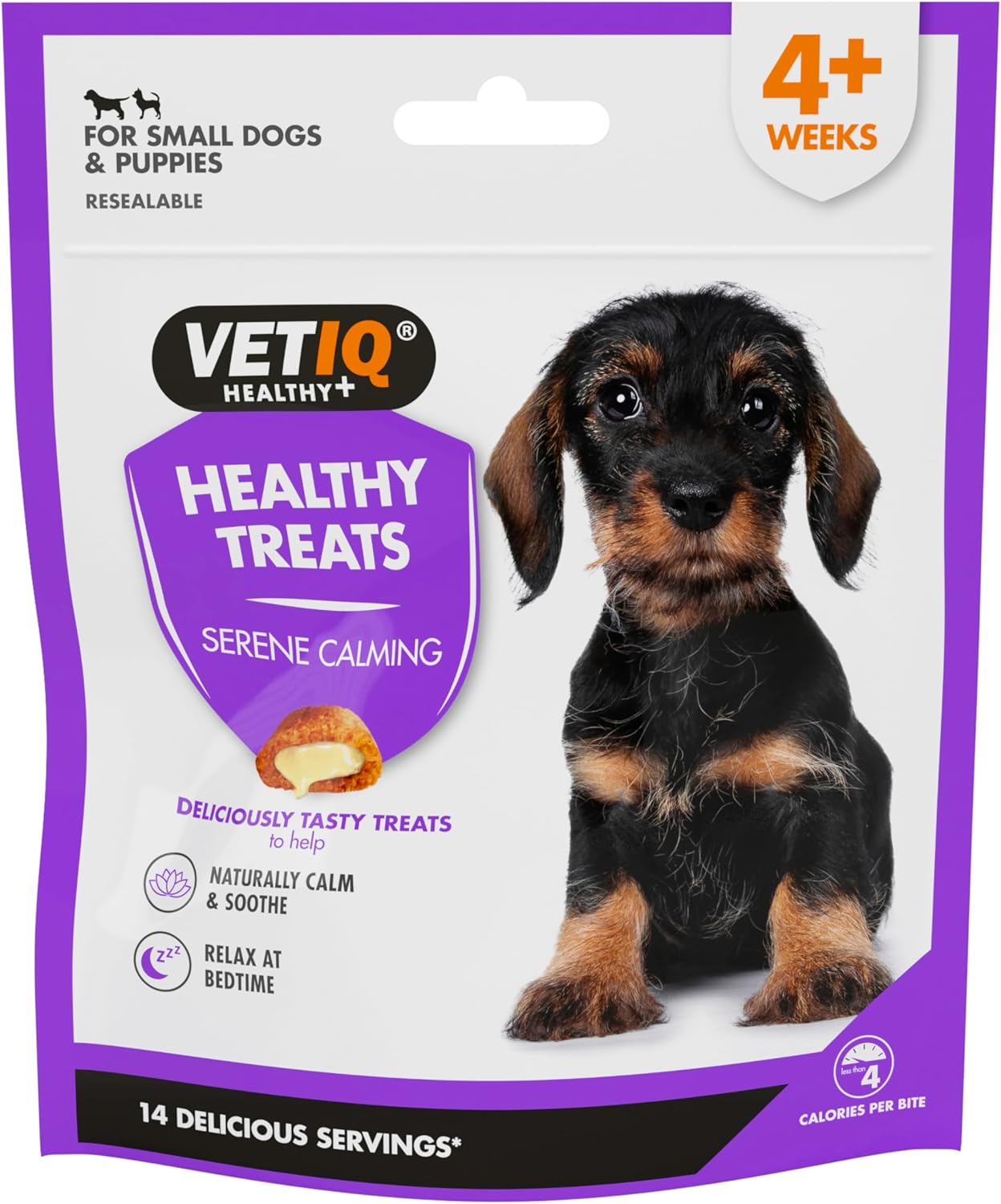 VETIQ Healthy Treats Serene Calming For Small Dogs & Puppies, Tasty Treats to Help Naturally Calm, Soothe & Relax Dogs at Bedtime, 50 g (Pack of 6)?5894
