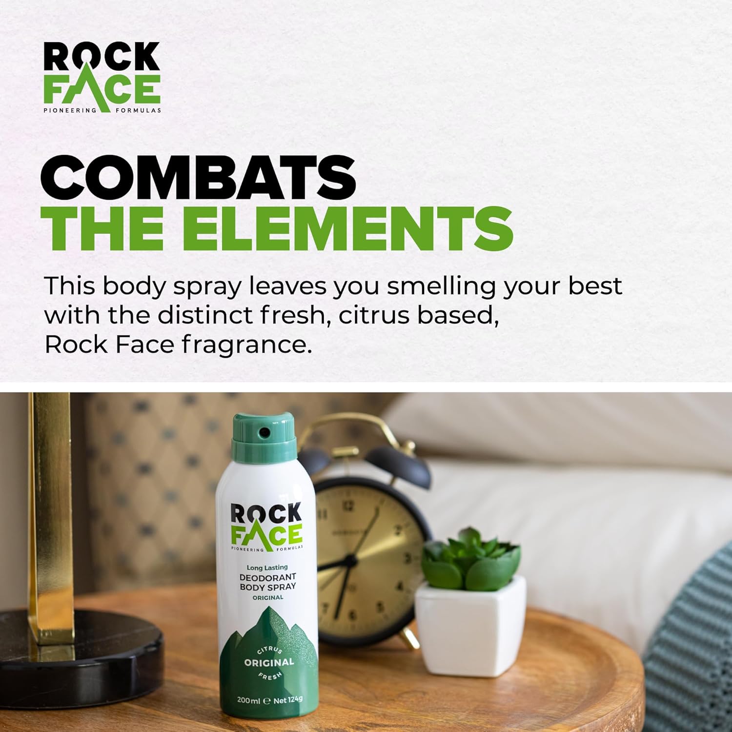 Rock Face Body Spray for Men, Deodorant Spray with Masculine, Long Lasting, Classic, 150ml : Amazon.co.uk: Beauty
