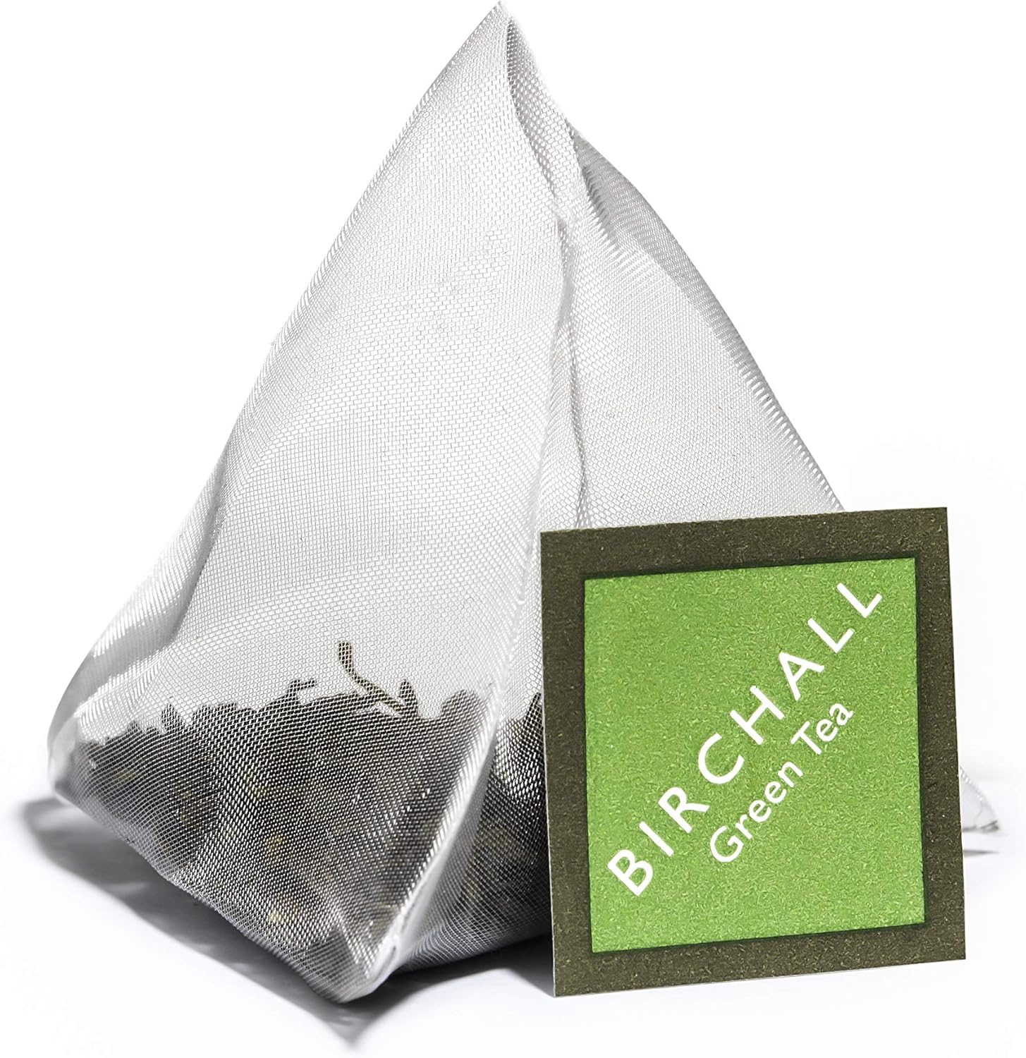Birchall Tea Bags, Mao Feng Green Tea, Antioxidants Green Tea Bags Bursting With Full Flavour, Perfect Vegan Tea Gifts, Pack Of 15 Plant-Based Prism Tea Bags